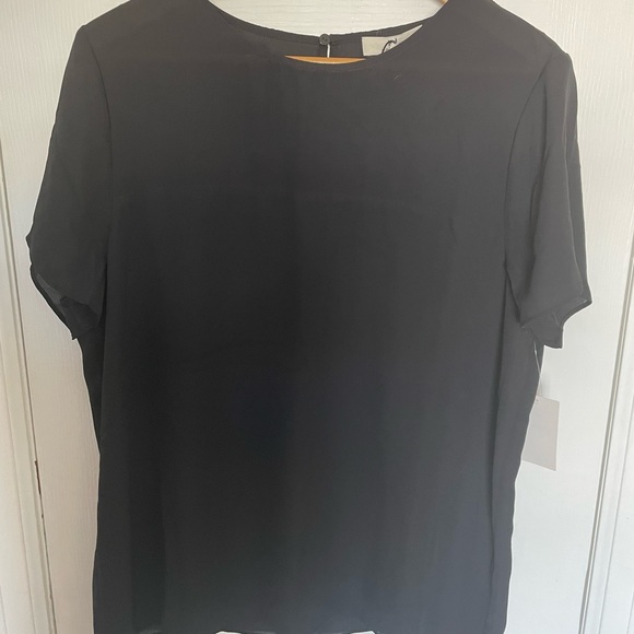 Black silky blouse NWT - Picture 1 of 4